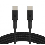 Belkin CAB004bt1MBK USB-C 至 USB-C 編織充電線纜 (黑色) (1米)